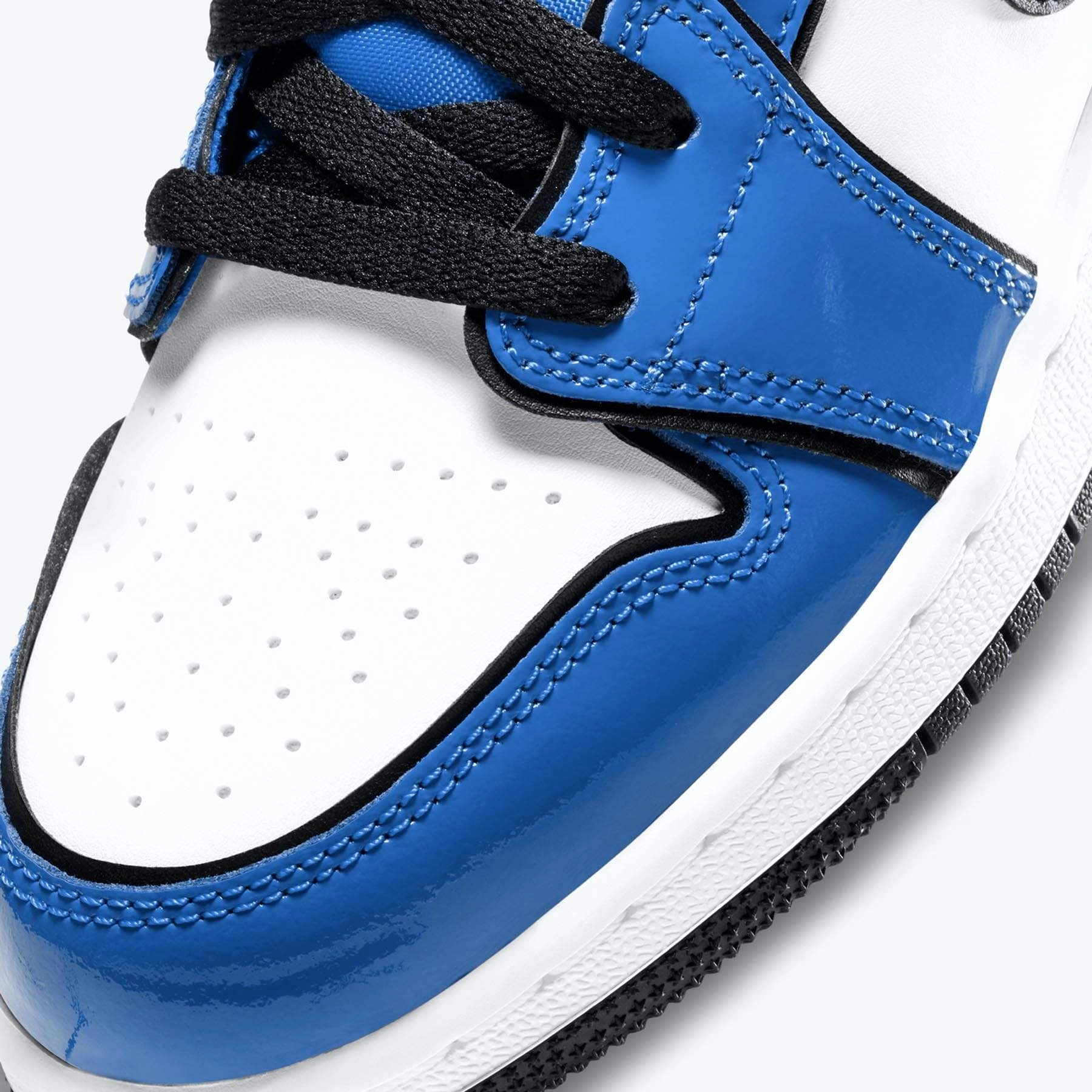 Air Jordan 1 Mid SE GS 'Signal Blue' Air Jordan 1 vintage style sneakers