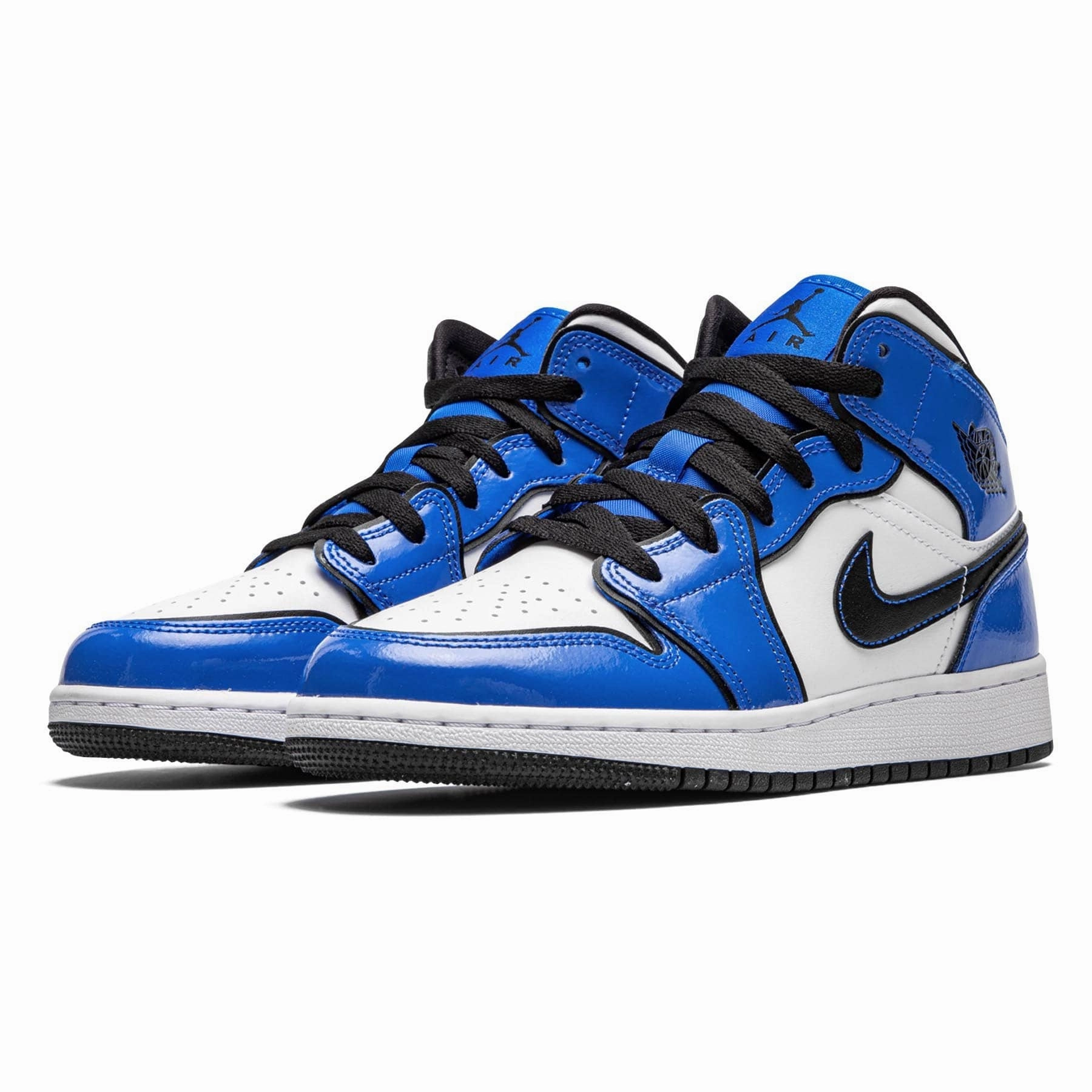 Air Jordan 1 Mid SE GS 'Signal Blue' Air Jordan 1 vintage style sneakers