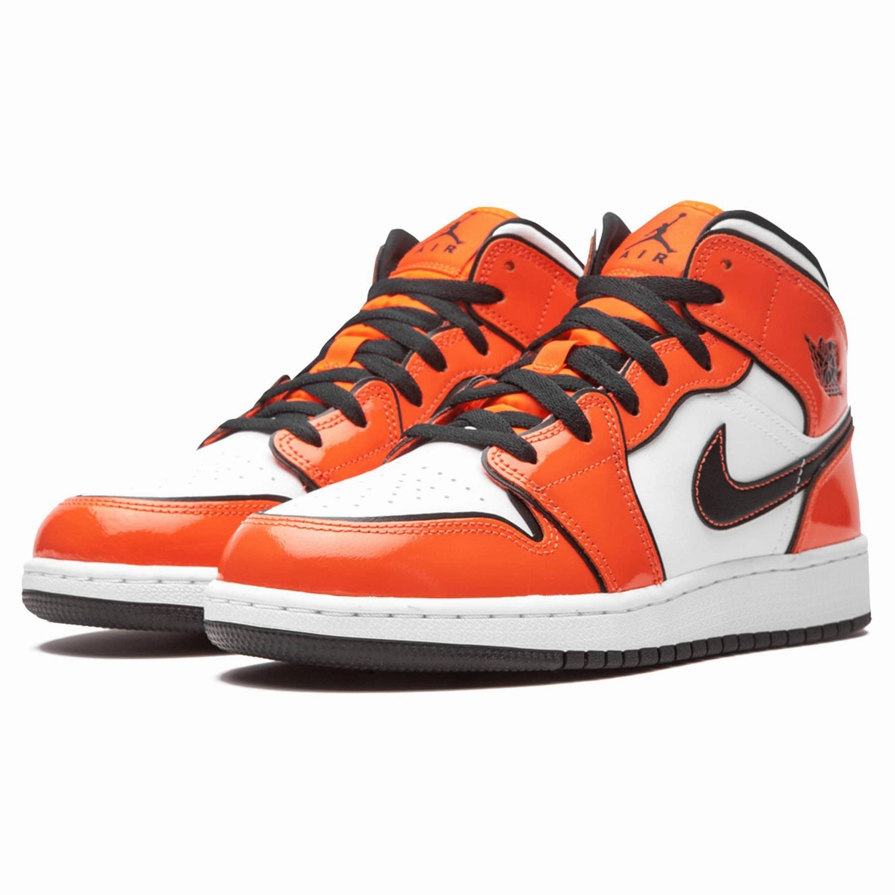Air Jordan 1 Mid SE GS 'Turf Orange' Air Jordan 1 Mid streetwear shoes