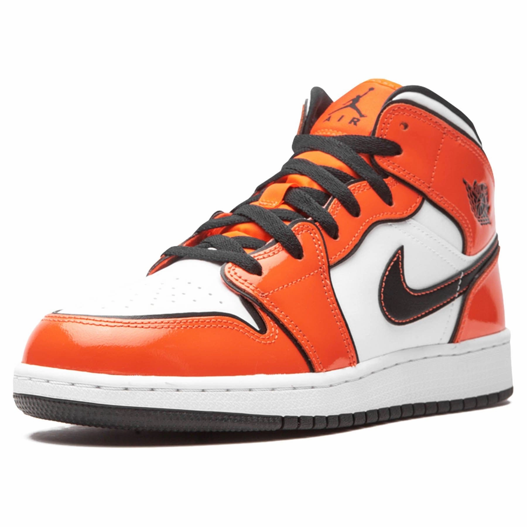 Air Jordan 1 Mid SE GS 'Turf Orange' Air Jordan 1 Mid streetwear shoes