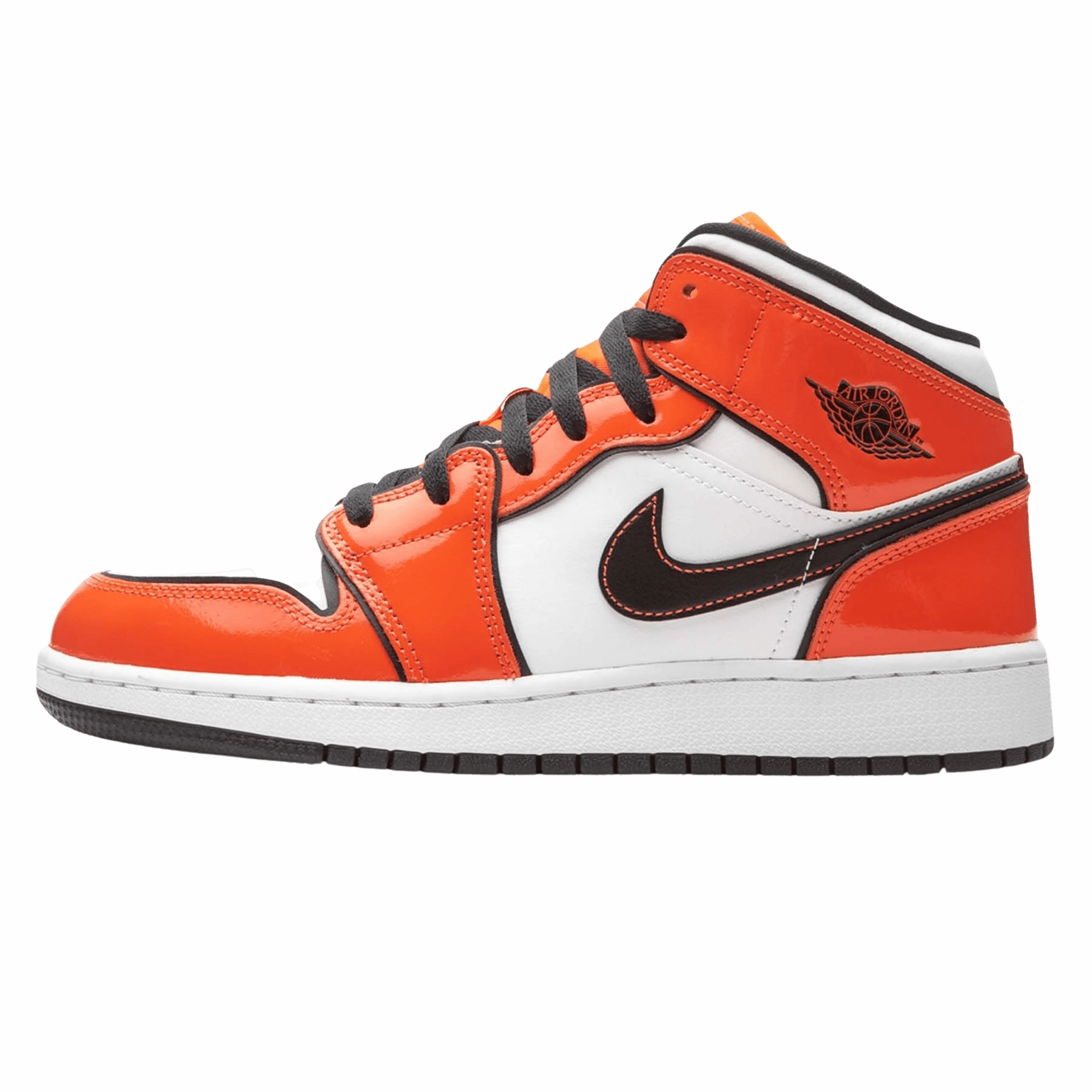 Air Jordan 1 Mid SE GS 'Turf Orange' Air Jordan 1 Mid versatile shoes for daily wear