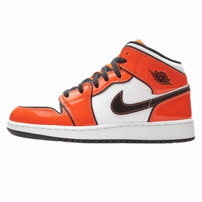 Air Jordan 1 Mid SE GS 'Turf Orange' Air Jordan 1 Mid versatile shoes for daily wear