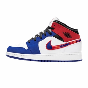 Air Jordan 1 MID SE GS 'University Red' Air Jordan 1 timeless sneakers for Jordan fans