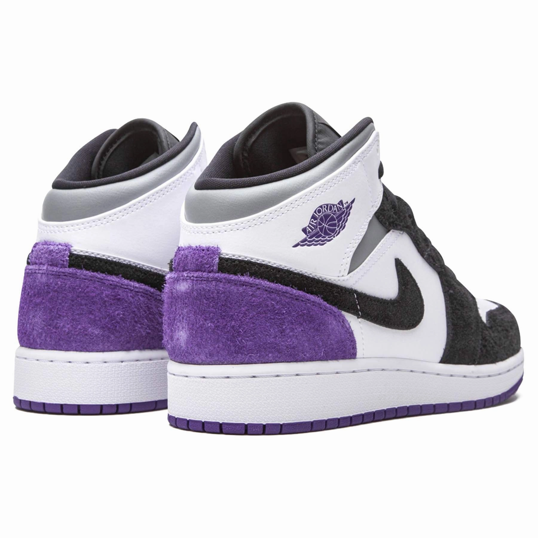 Air Jordan 1 Mid SE GS 'Varsity Purple' Air Jordan 1 Mid streetwear shoes