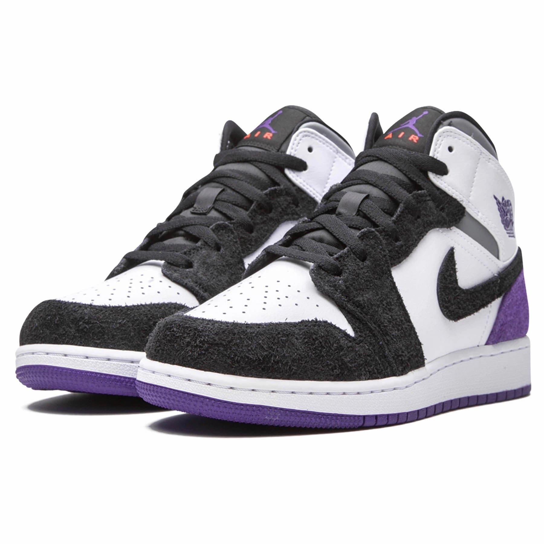 Air Jordan 1 Mid SE GS 'Varsity Purple' Air Jordan 1 Mid streetwear shoes