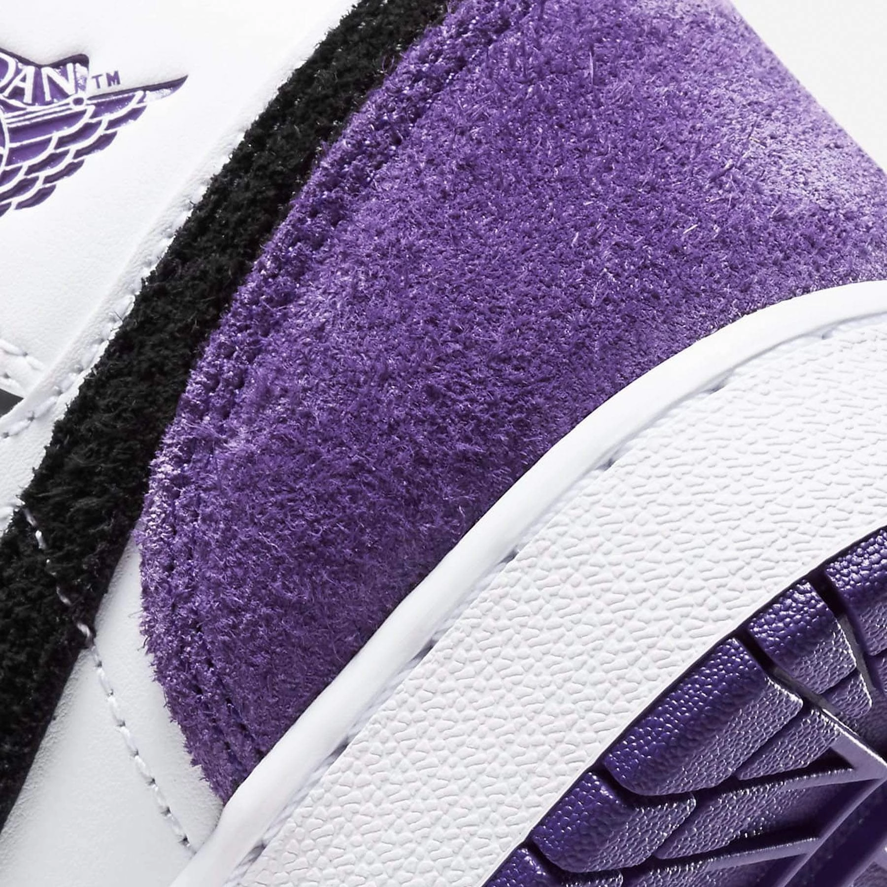 Air Jordan 1 Mid SE GS 'Varsity Purple' Air Jordan 1 Mid streetwear shoes