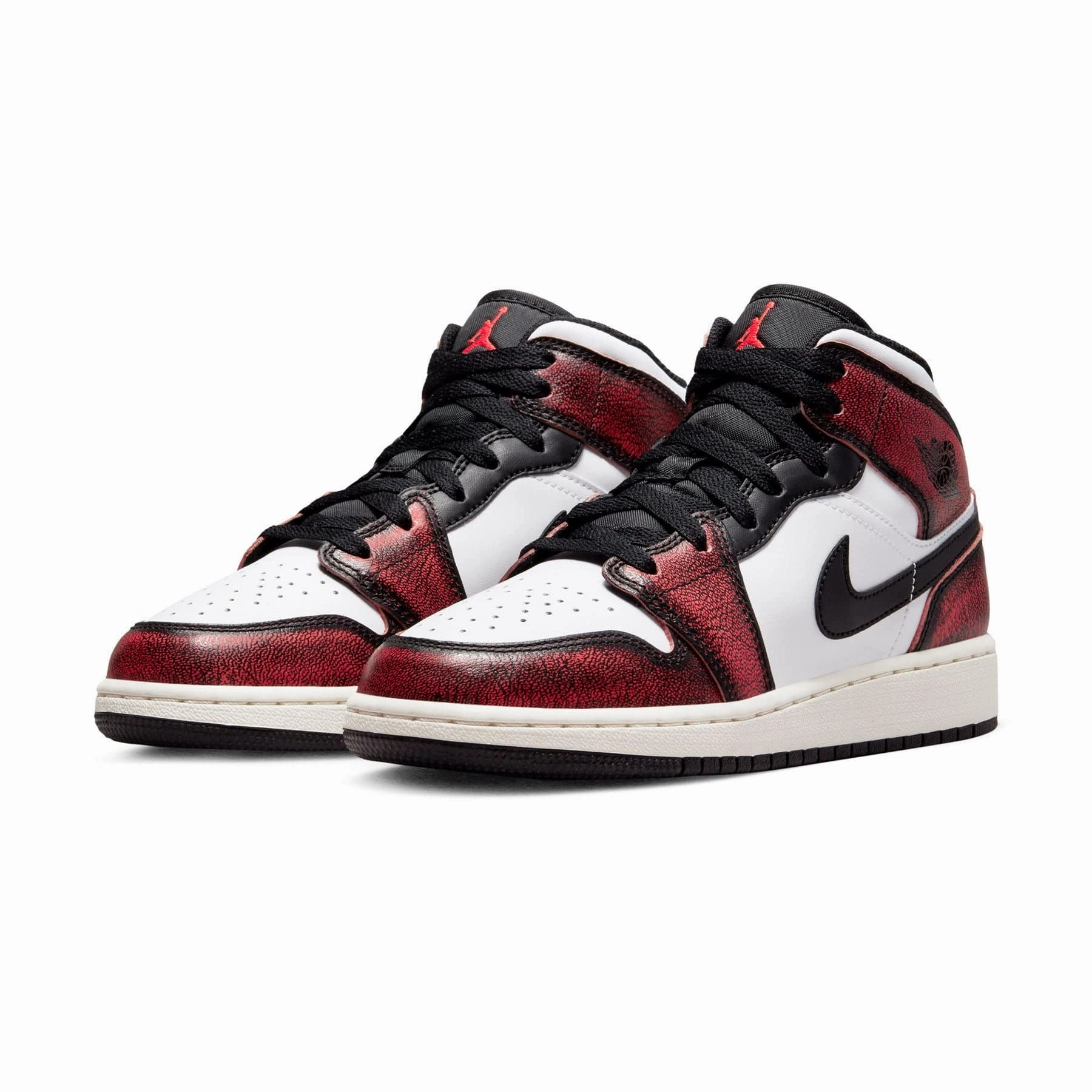 Air Jordan 1 Mid SE GS 'Wear-Away' Air Jordan 1 Mid streetwear shoes