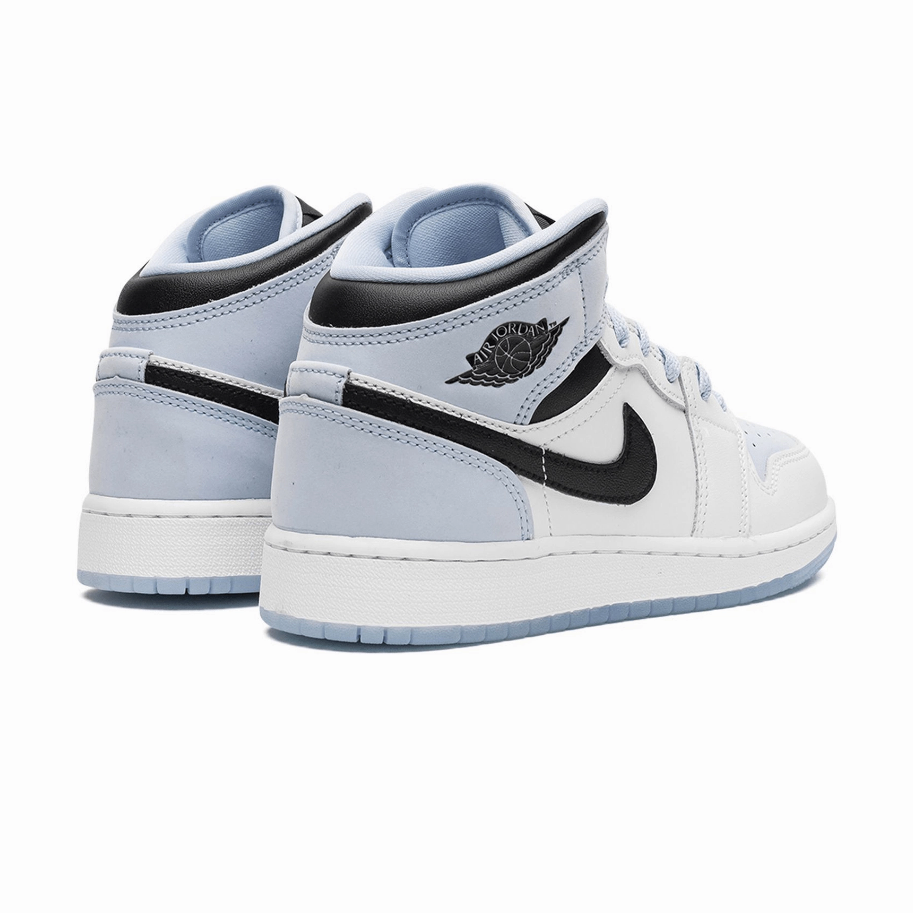 Air Jordan 1 Mid SE GS 'White Ice Blue' Air Jordan 1 vintage style sneakers