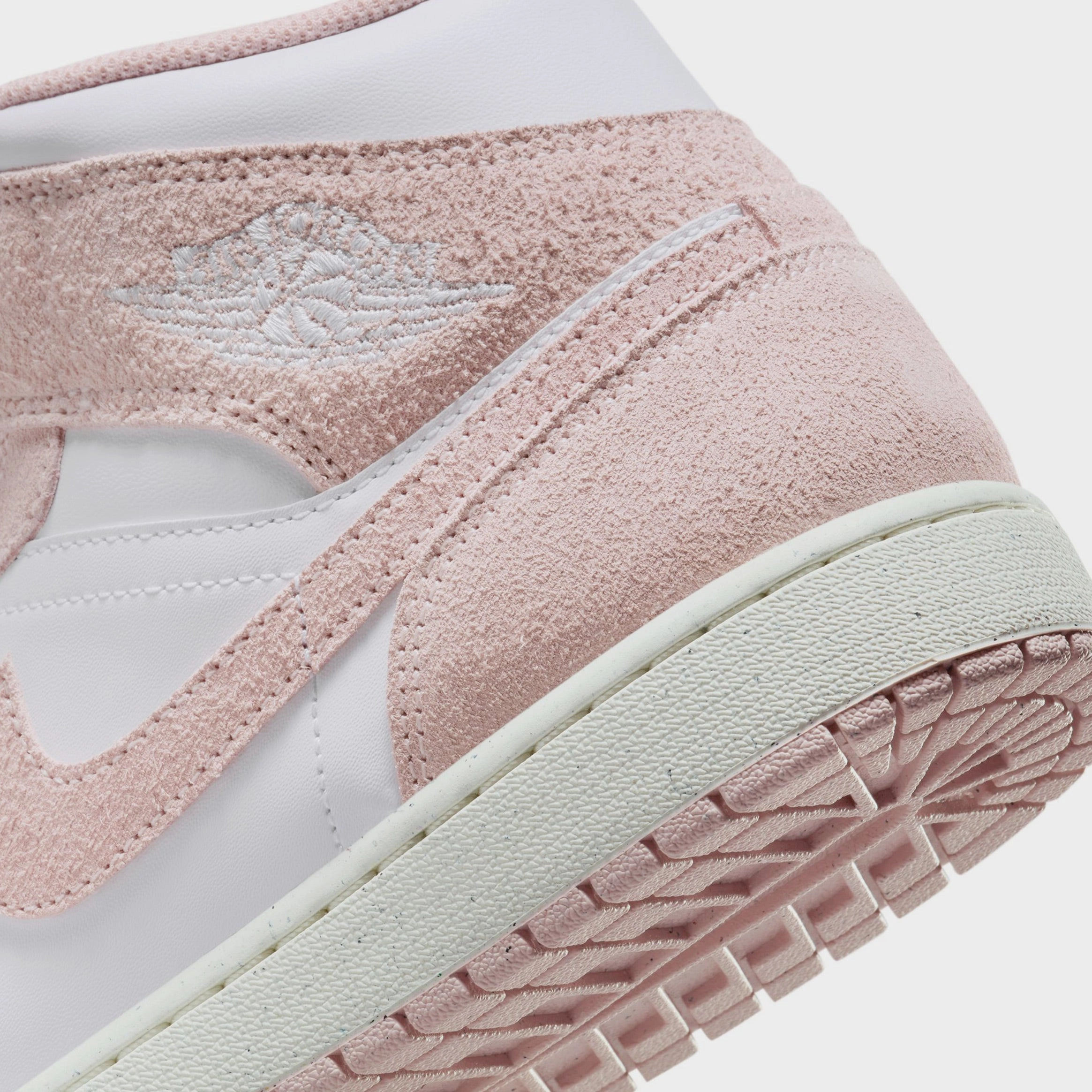 Air Jordan 1 Mid SE Mens Lifestyle Shoes (White/Sail/Legend Pink) Air Jordan 1 original design shoes