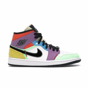 Air Jordan 1 Mid SE Multi-Color Air Jordan 1 Mid sneakers with bold retro vibes
