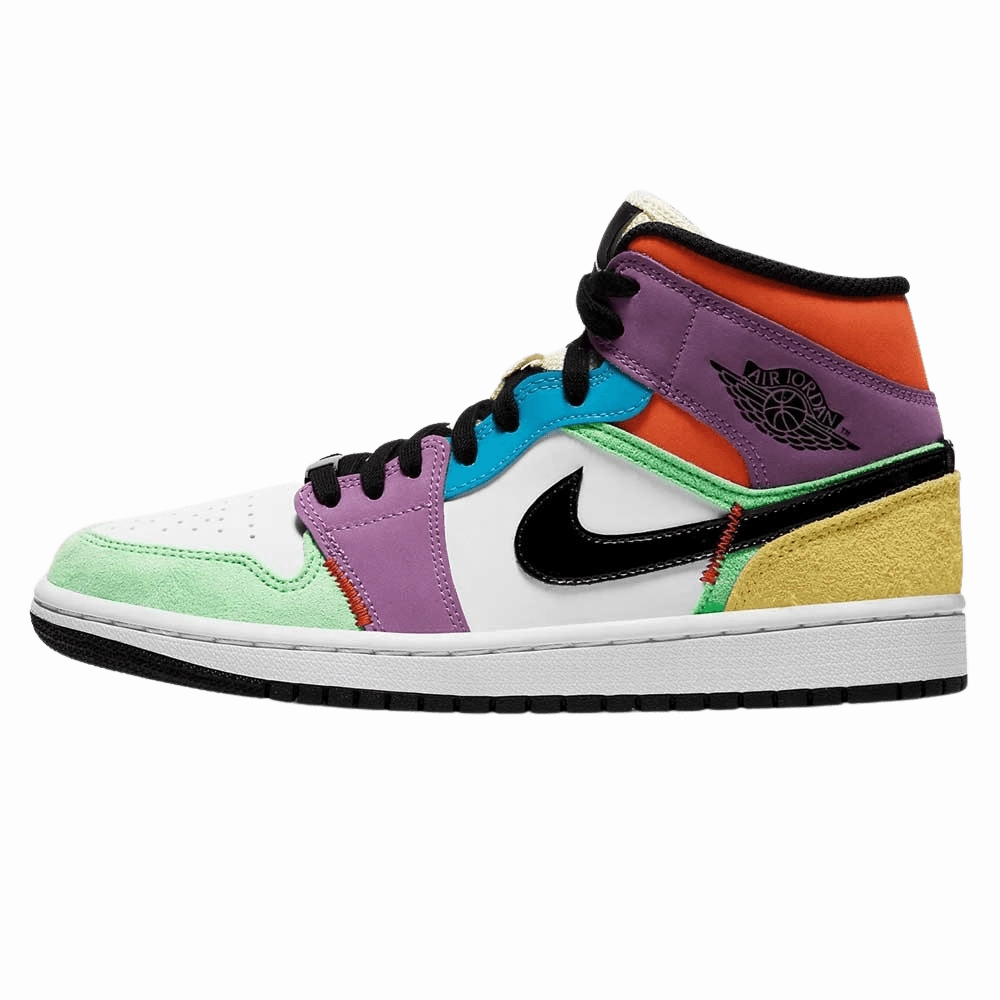 Air Jordan 1 Mid SE Multi-Colour (W) Air Jordan 1 Mid versatile shoes for daily wear