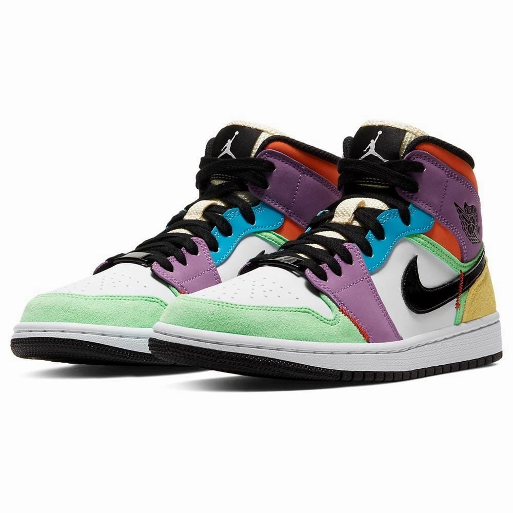 Air Jordan 1 Mid SE Multi-Colour (W) Air Jordan 1 vintage style sneakers