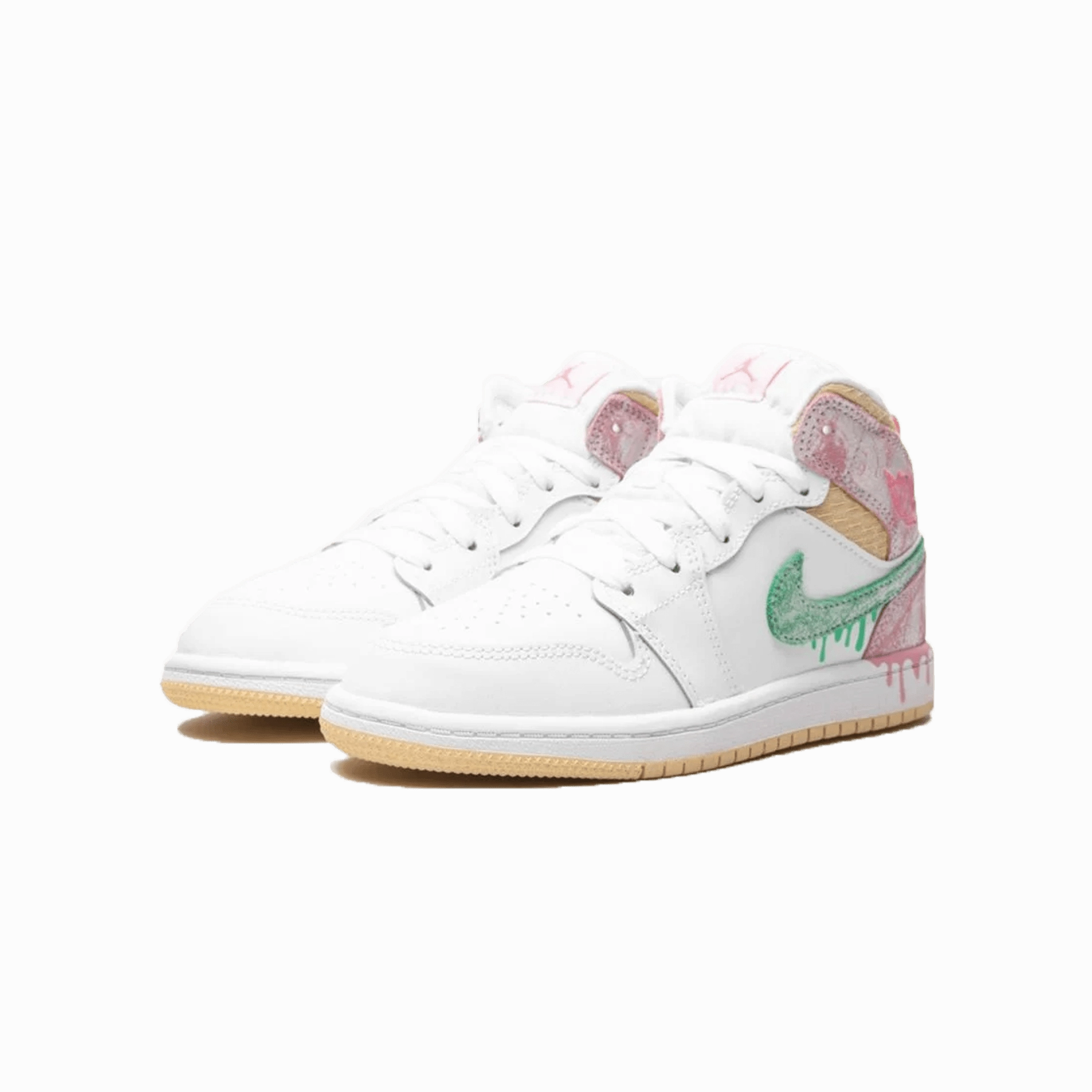 Air Jordan 1 Mid SE PS 'Ice Cream' Air Jordan 1 vintage style sneakers