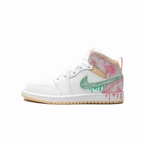 Air Jordan 1 Mid SE PS 'Ice Cream' Air Jordan 1 timeless sneakers for Jordan fans