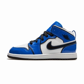 Air Jordan 1 Mid SE PS 'Signal Blue' Air Jordan 1 timeless sneakers for Jordan fans