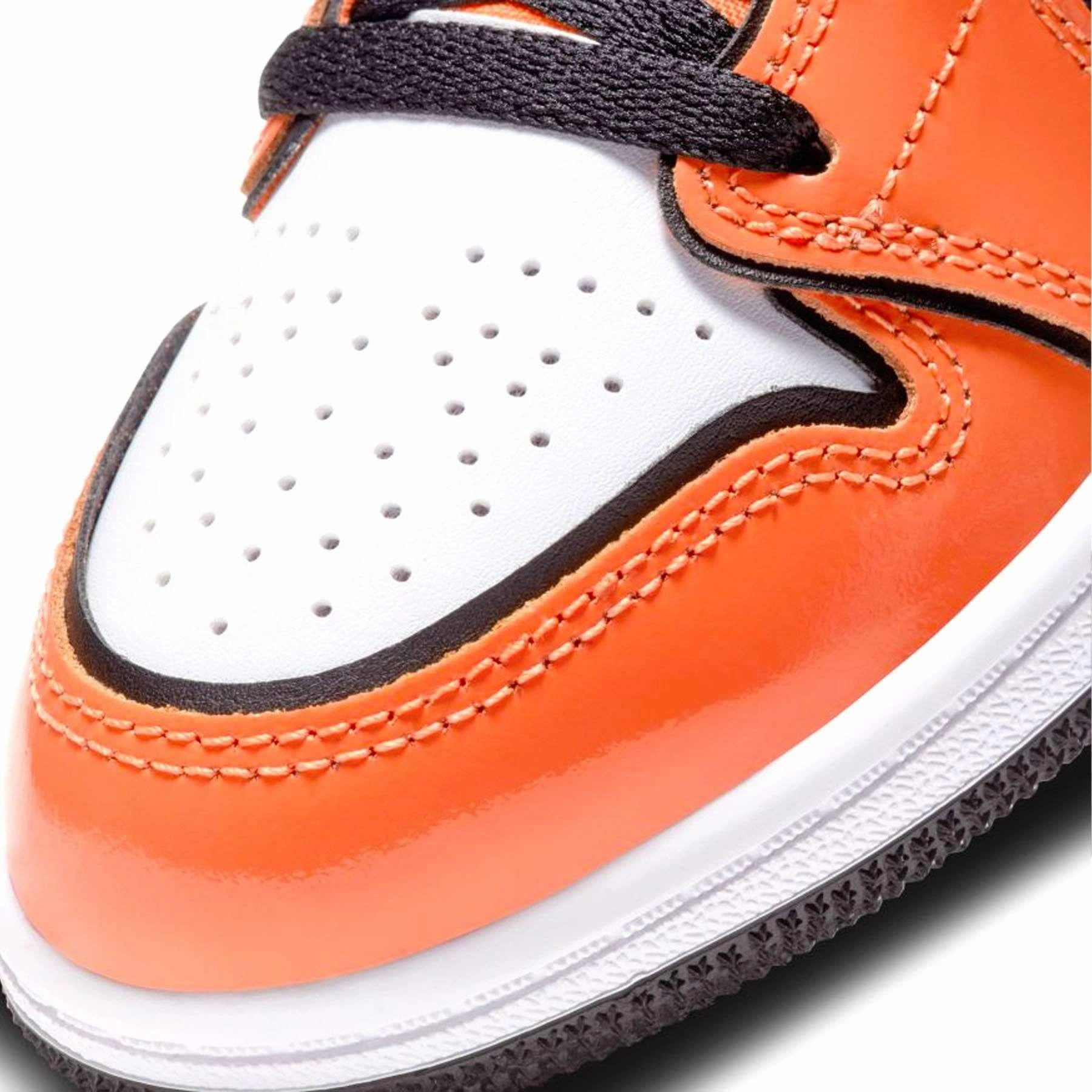 Air Jordan 1 Mid SE PS 'Turf Orange' Air Jordan 1 Mid streetwear shoes