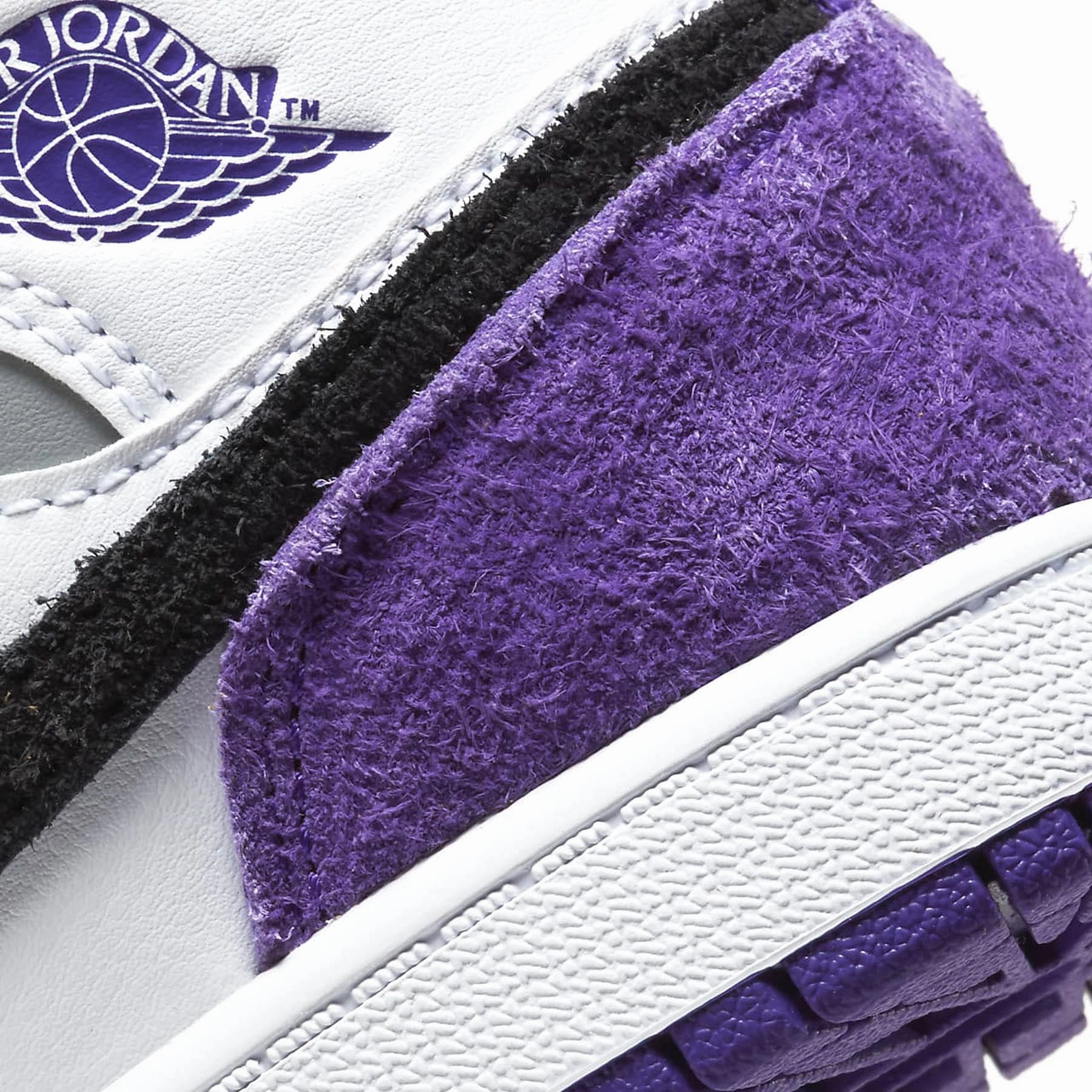 Air Jordan 1 Mid SE PS 'Varsity Purple' Air Jordan 1 vintage style sneakers