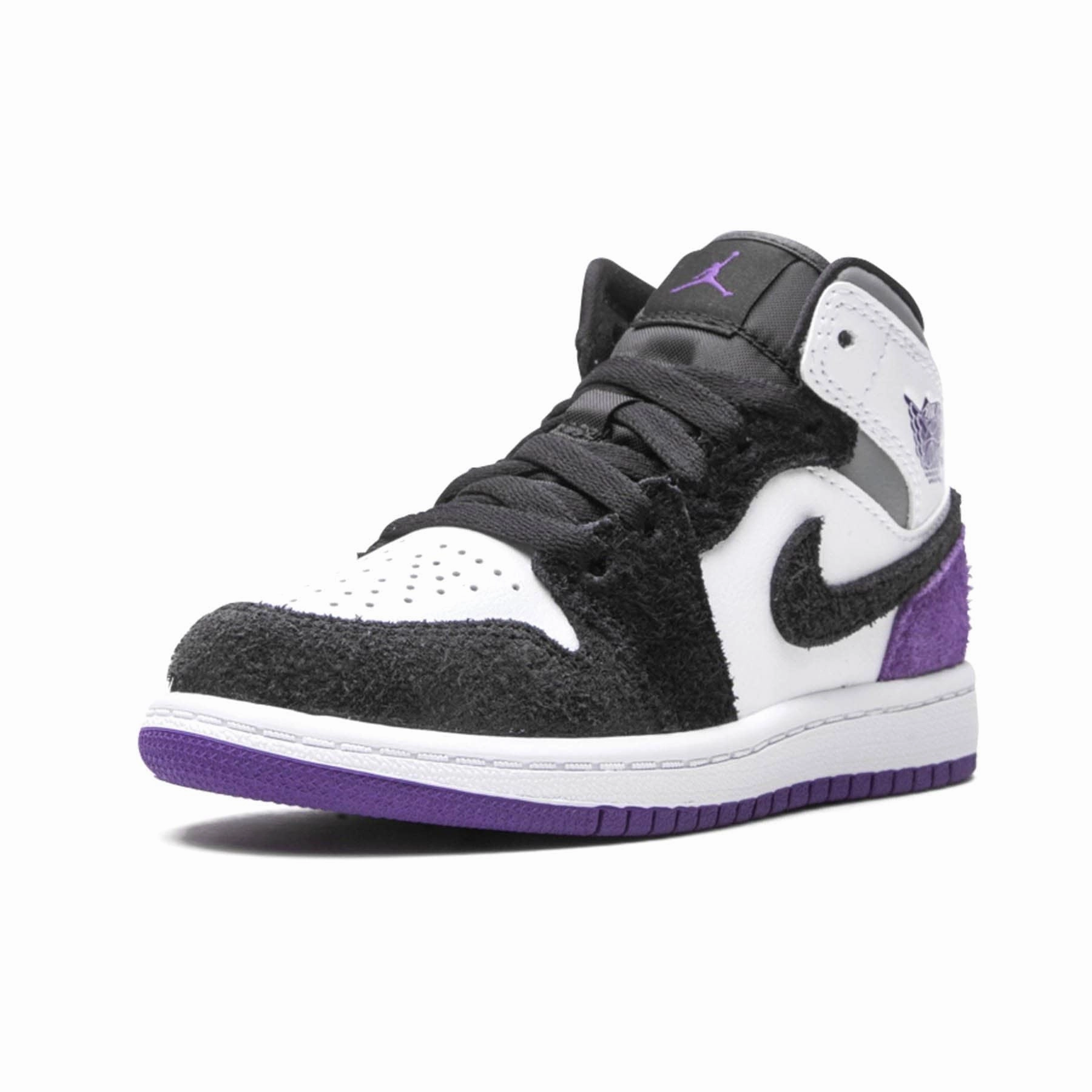 Air Jordan 1 Mid SE PS 'Varsity Purple' Air Jordan 1 vintage style sneakers