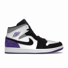 Air Jordan 1 Mid SE Purple Air Jordan 1 Mid sneakers with bold retro vibes