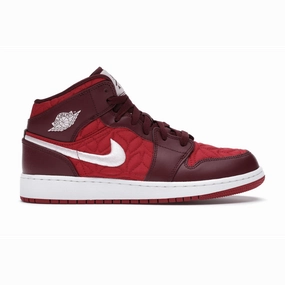 Air Jordan 1 Mid SE Red Quilt Air Jordan 1 Mid sneakers with bold retro vibes