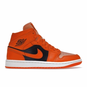 Air Jordan 1 Mid SE Rush Orange Crimson Bliss Air Jordan 1 Mid sneakers with bold retro vibes