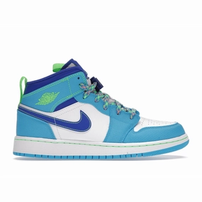 Air Jordan 1 Mid SE Sprite Blue Air Jordan 1 Mid sneakers with bold retro vibes