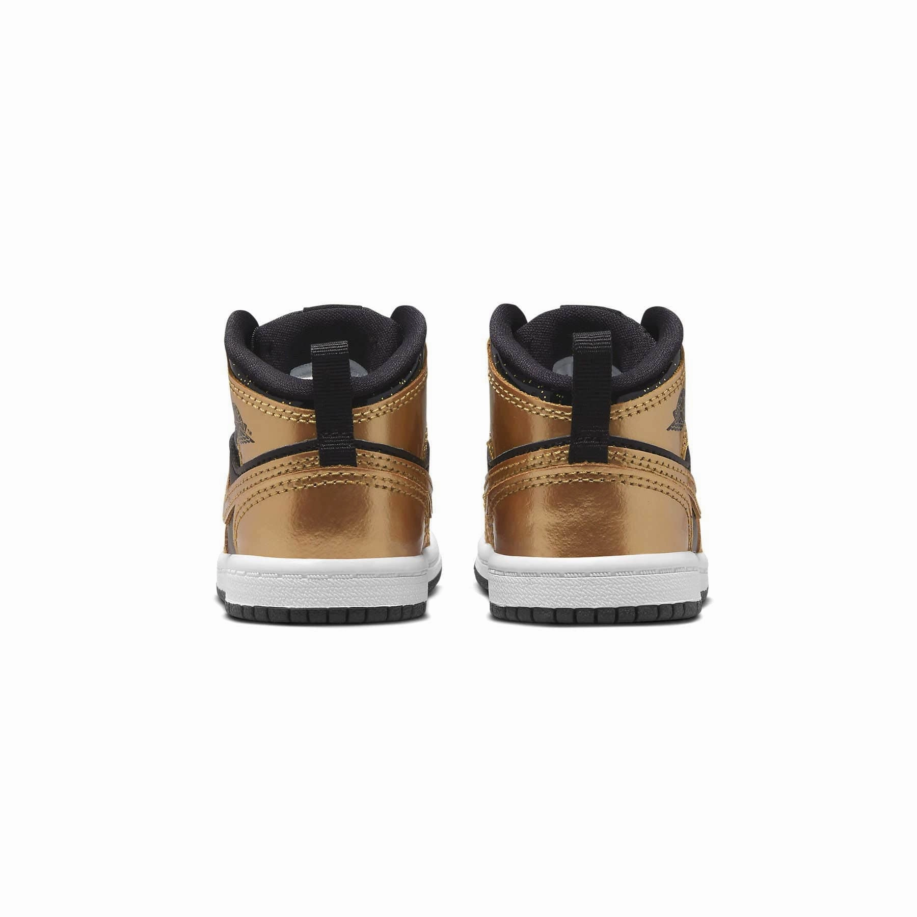 Air Jordan 1 Mid SE TD 'Metallic Gold Black' Air Jordan 1 Mid streetwear shoes