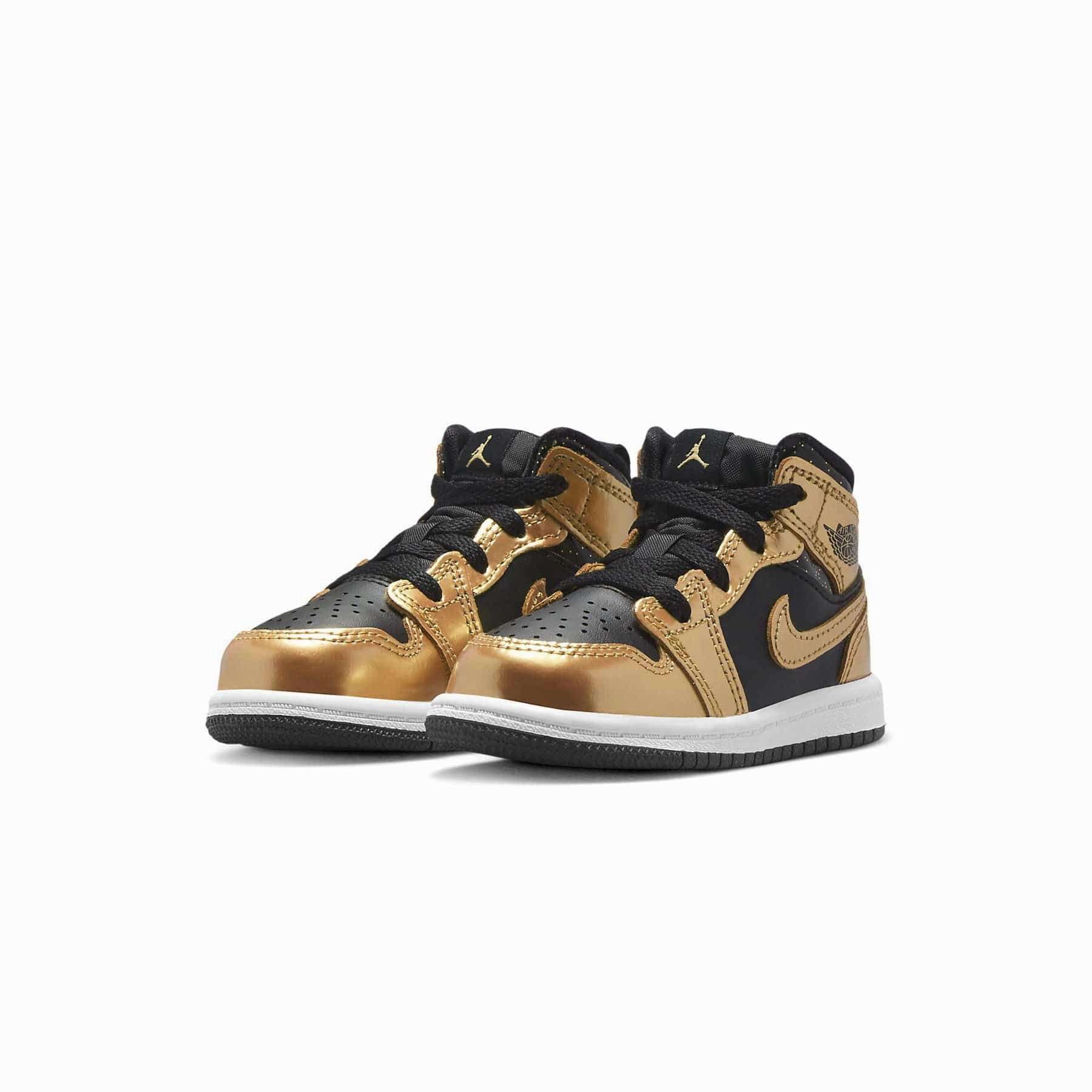Air Jordan 1 Mid SE TD 'Metallic Gold Black' Air Jordan 1 Mid streetwear shoes
