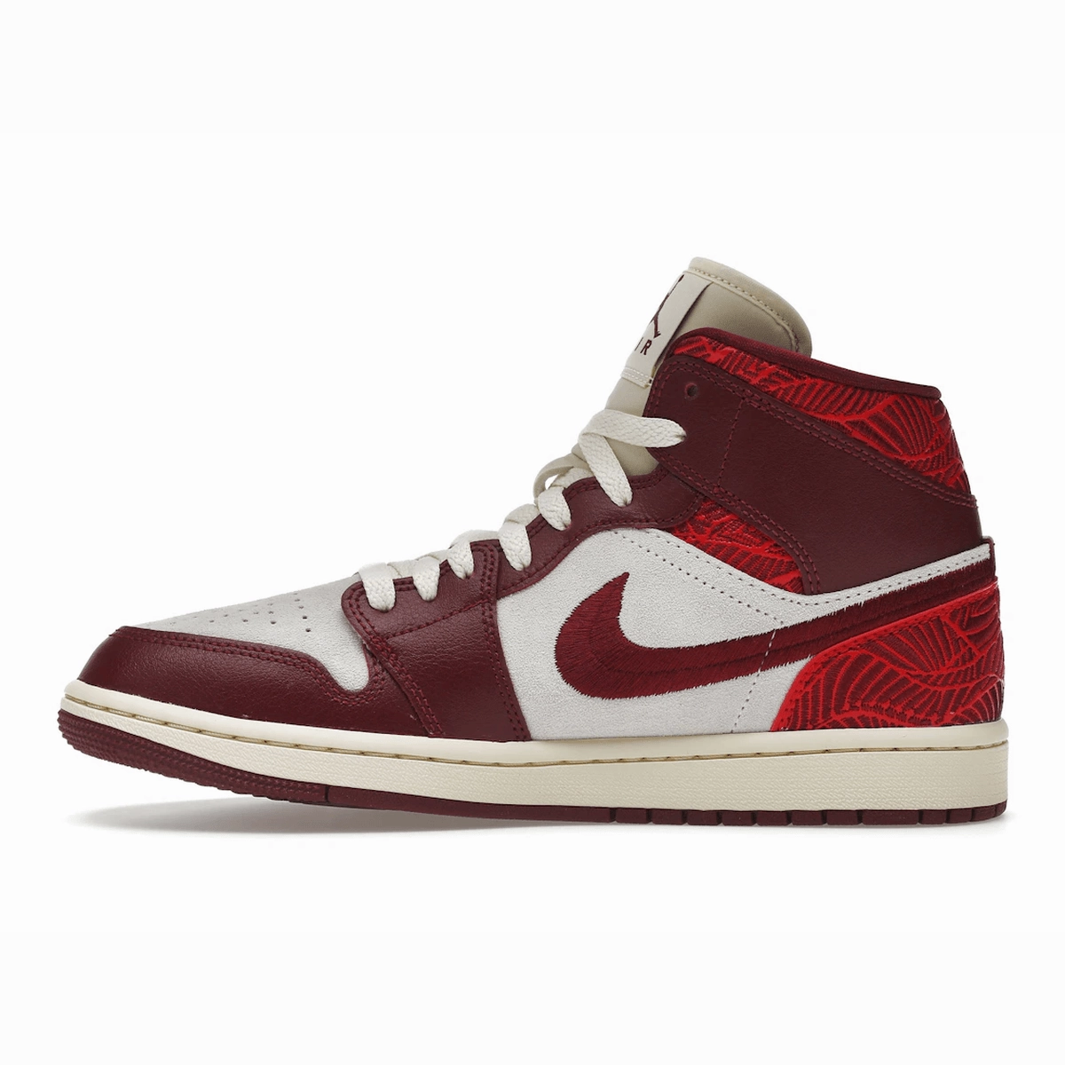Air Jordan 1 Mid SE Tiki Leaf Team Red Air Jordan 1 Mid retro sneakers