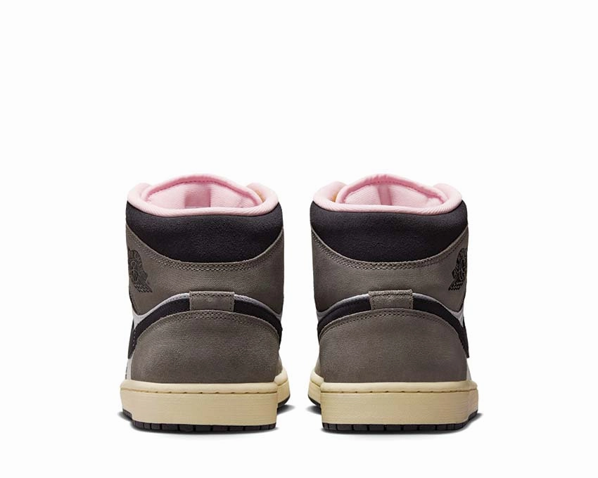 Air Jordan 1 Mid SE Vintage leather court sneakers