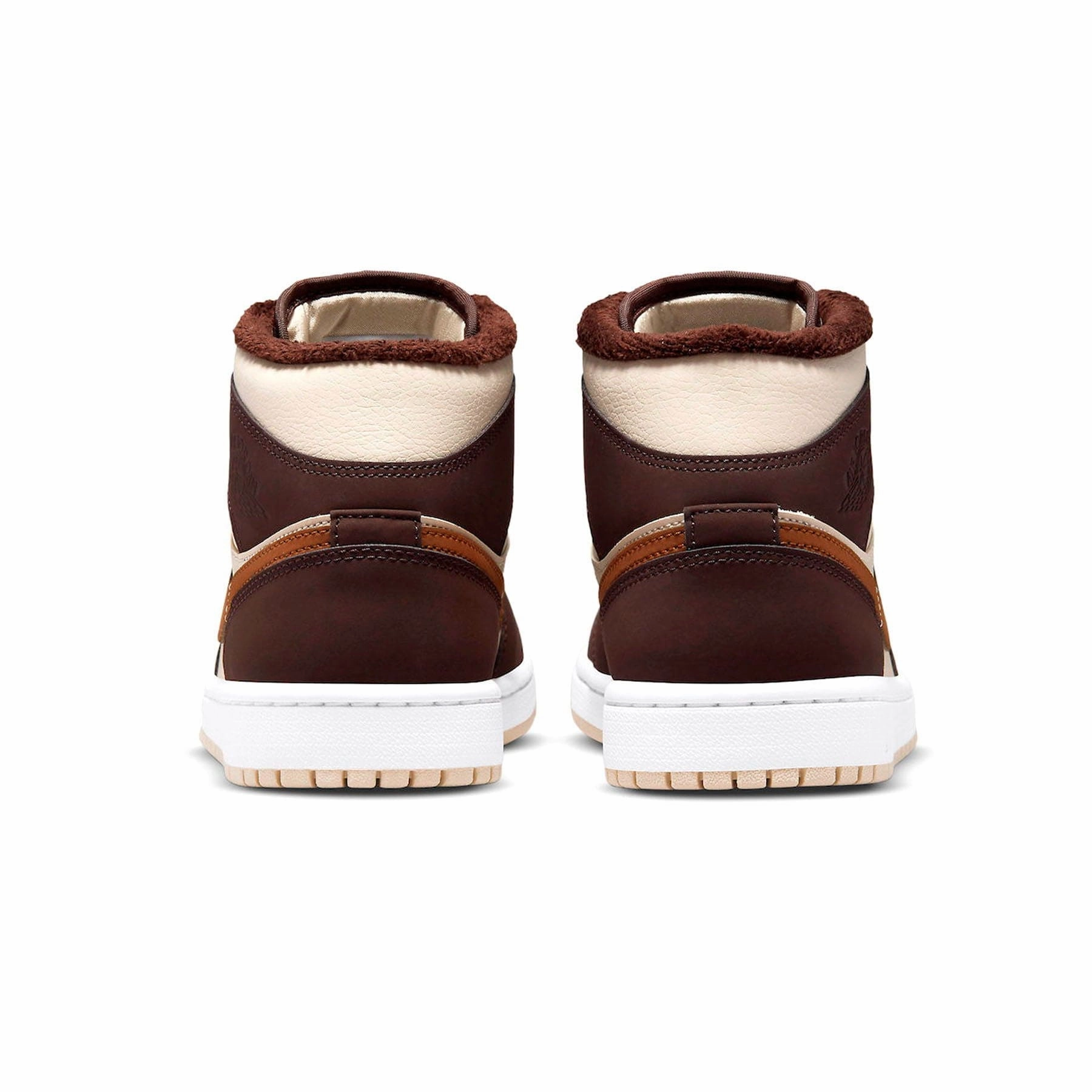 Air Jordan 1 Mid SE Wmns 'Cream Dark Chocolate' Air Jordan 1 classic sneakers