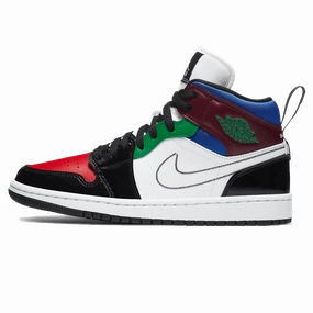 Air Jordan 1 Mid SE Wmns 'Multi-Color' Air Jordan 1 sneakers with heritage court style