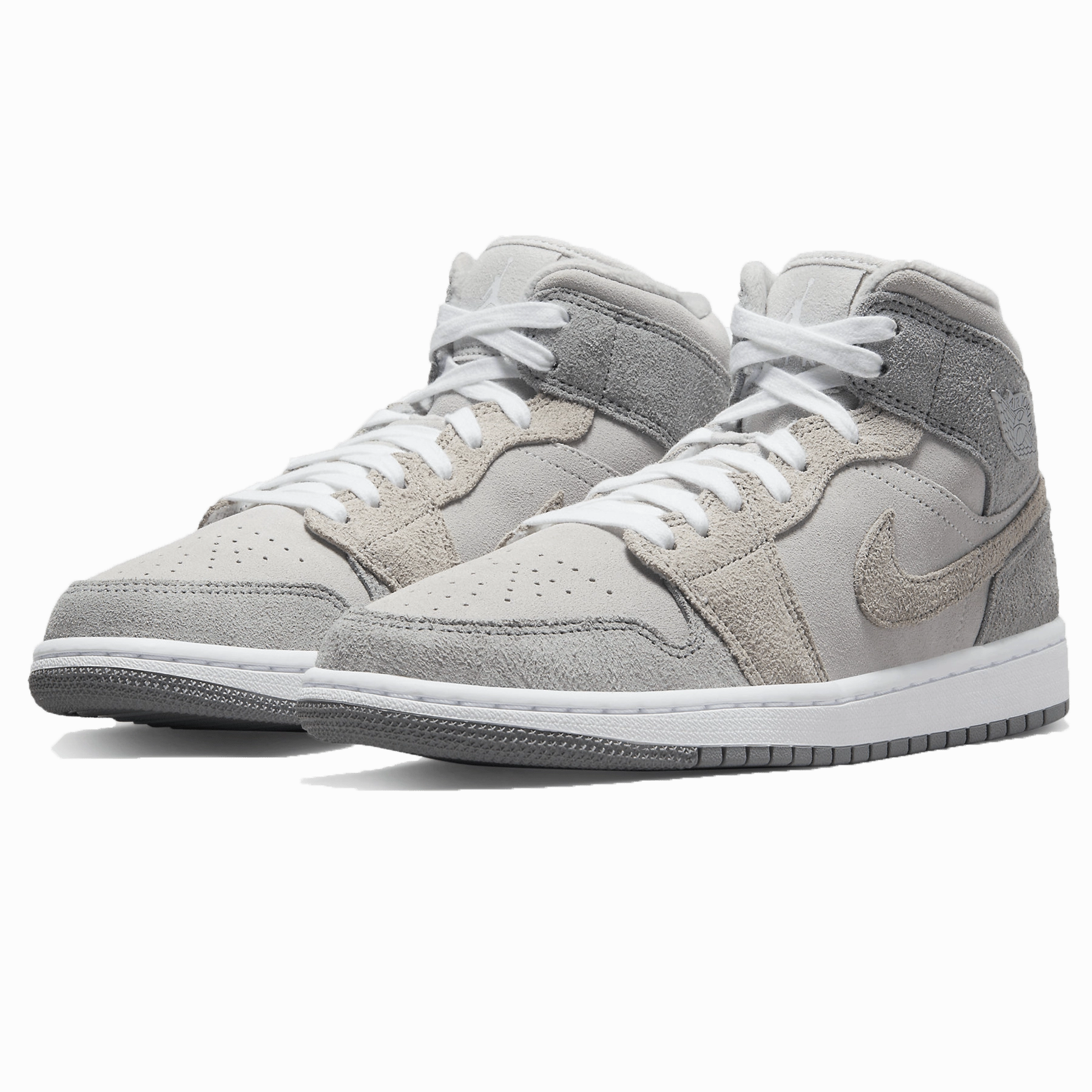 Air Jordan 1 Mid SE Wmns 'Particle Grey' Air Jordan 1 vintage style sneakers