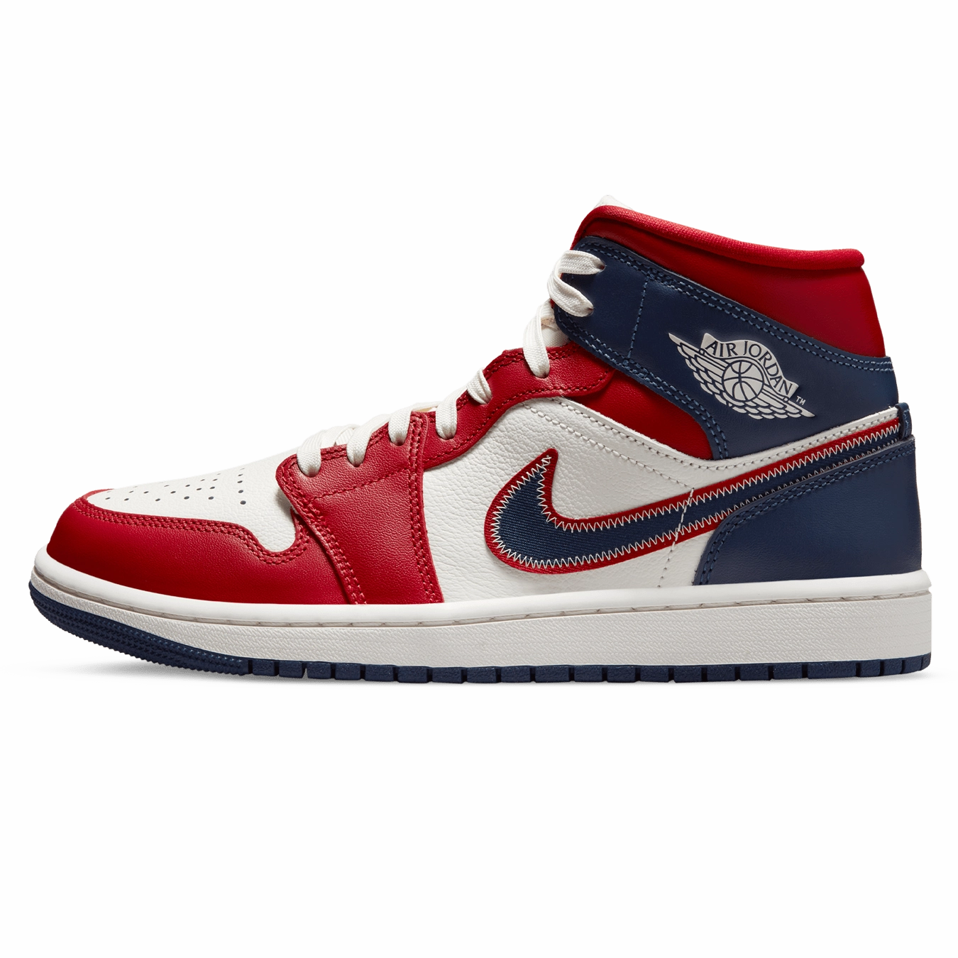 Air Jordan 1 Mid SE Wmns 'USA' 2022 Air Jordan 1 sneakers with heritage court style