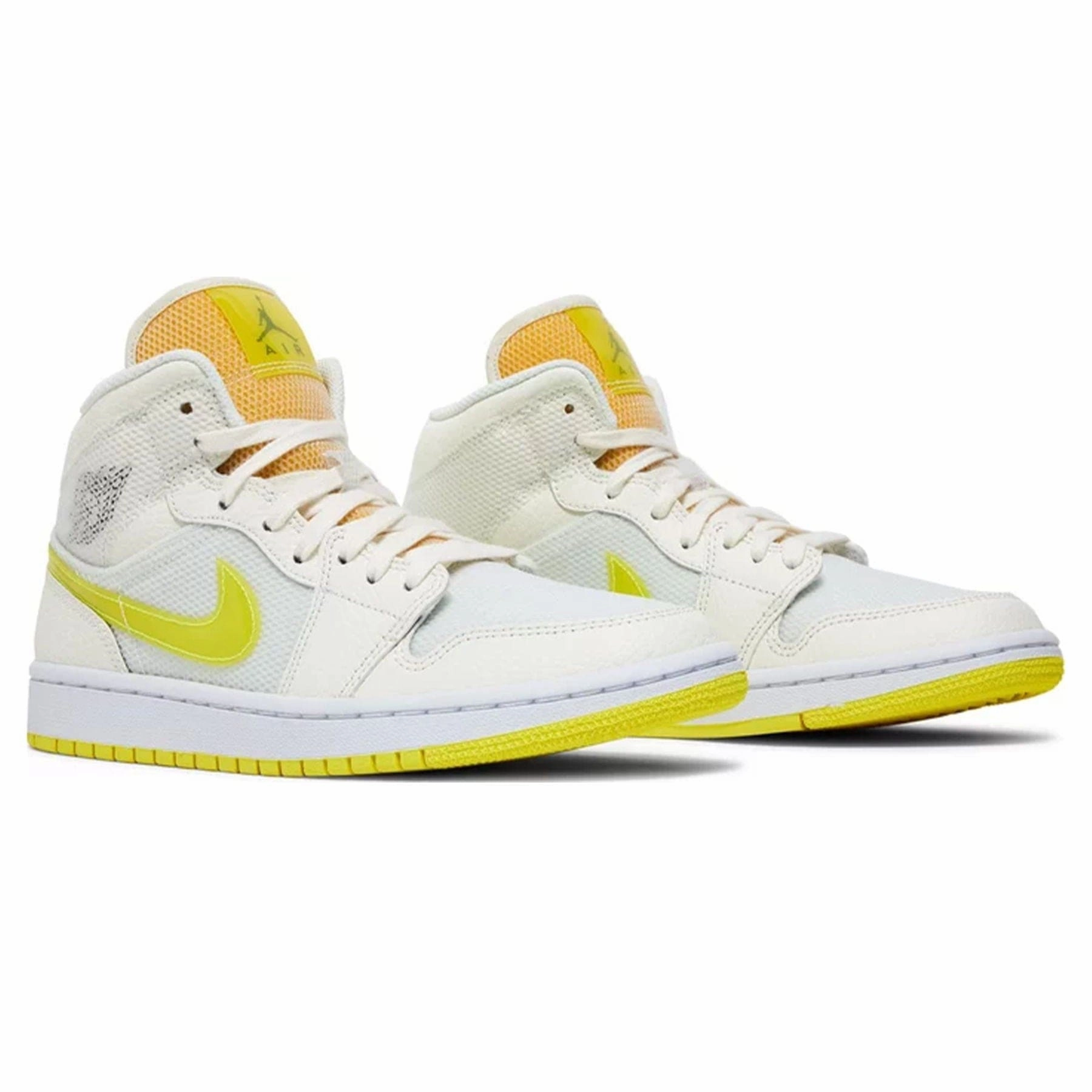 Air Jordan 1 Mid SE Wmns 'Voltage Yellow' Air Jordan 1 classic sneakers