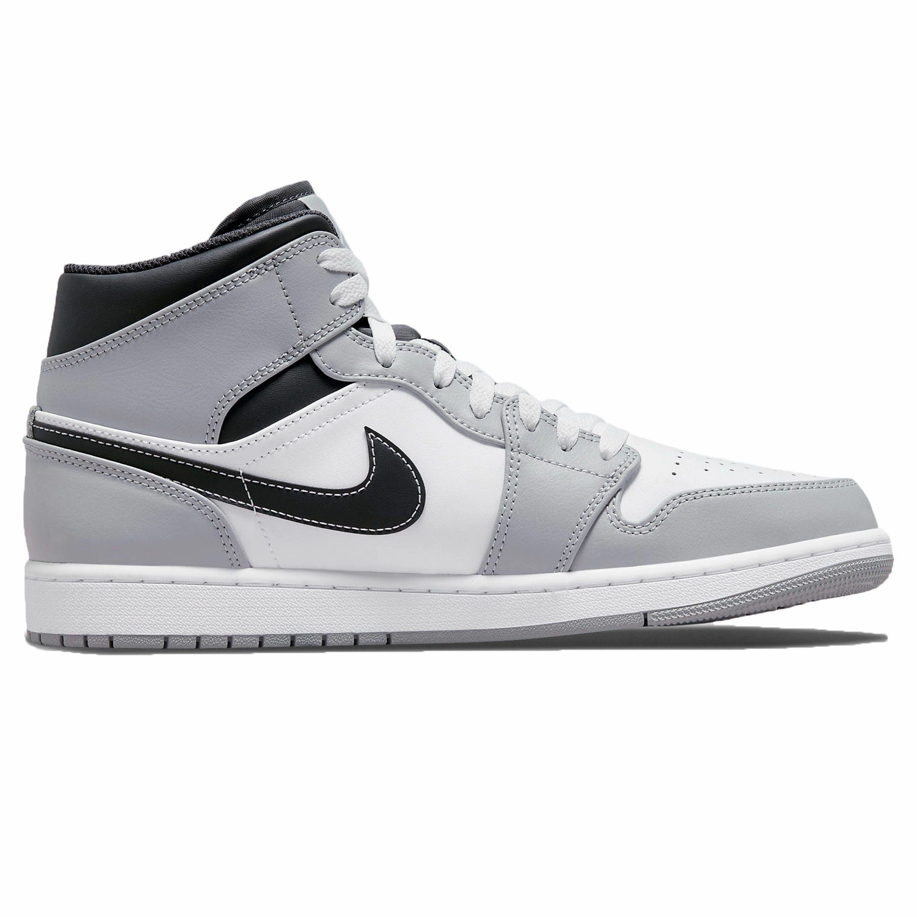 Air Jordan 1 Mid Smoke Grey Anthracite Air Jordan 1 vintage style sneakers