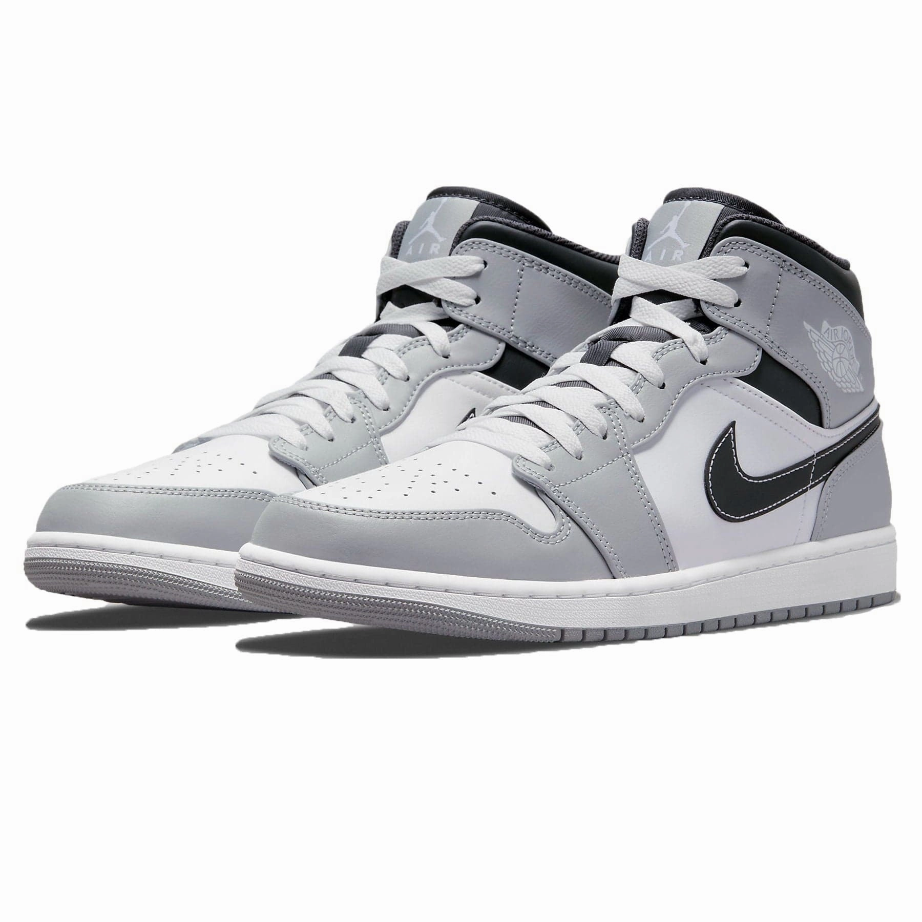 Air Jordan 1 Mid Smoke Grey Anthracite Air Jordan 1 vintage style sneakers