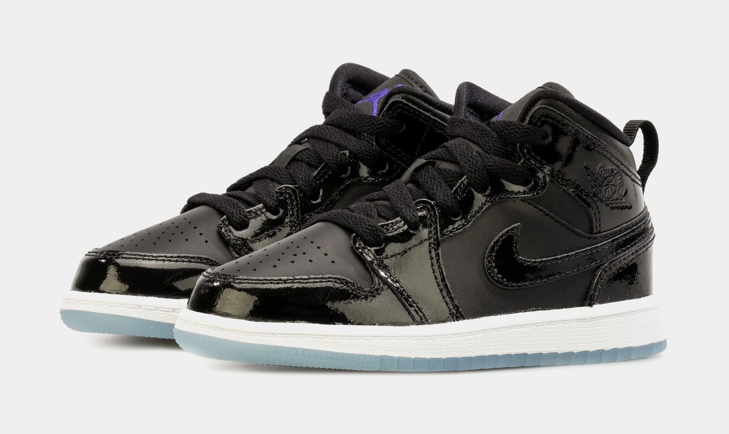 Air Jordan 1 Mid Space Jam Preschool Lifestyle Shoes (Black) Air Jordan 1 original design shoes