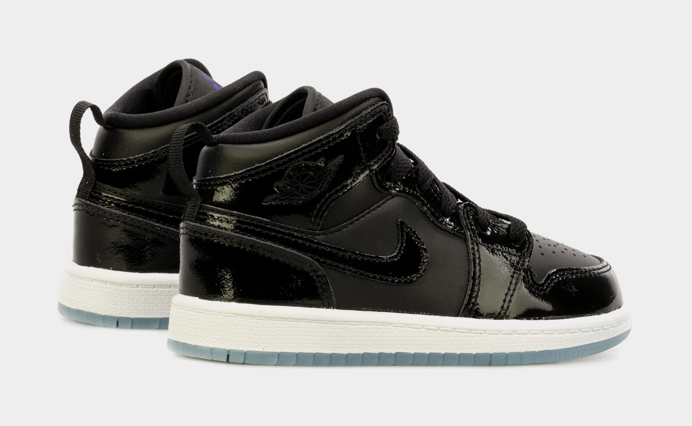 Air Jordan 1 Mid Space Jam Preschool Lifestyle Shoes (Black) Air Jordan 1 original design shoes