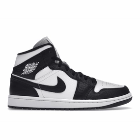 Air Jordan 1 Mid Split Black White Air Jordan 1 Mid sneakers with bold retro vibes