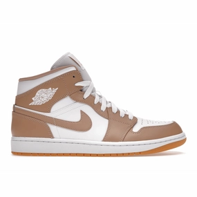 Air Jordan 1 Mid Tan Gum Air Jordan 1 Mid sneakers with bold retro vibes