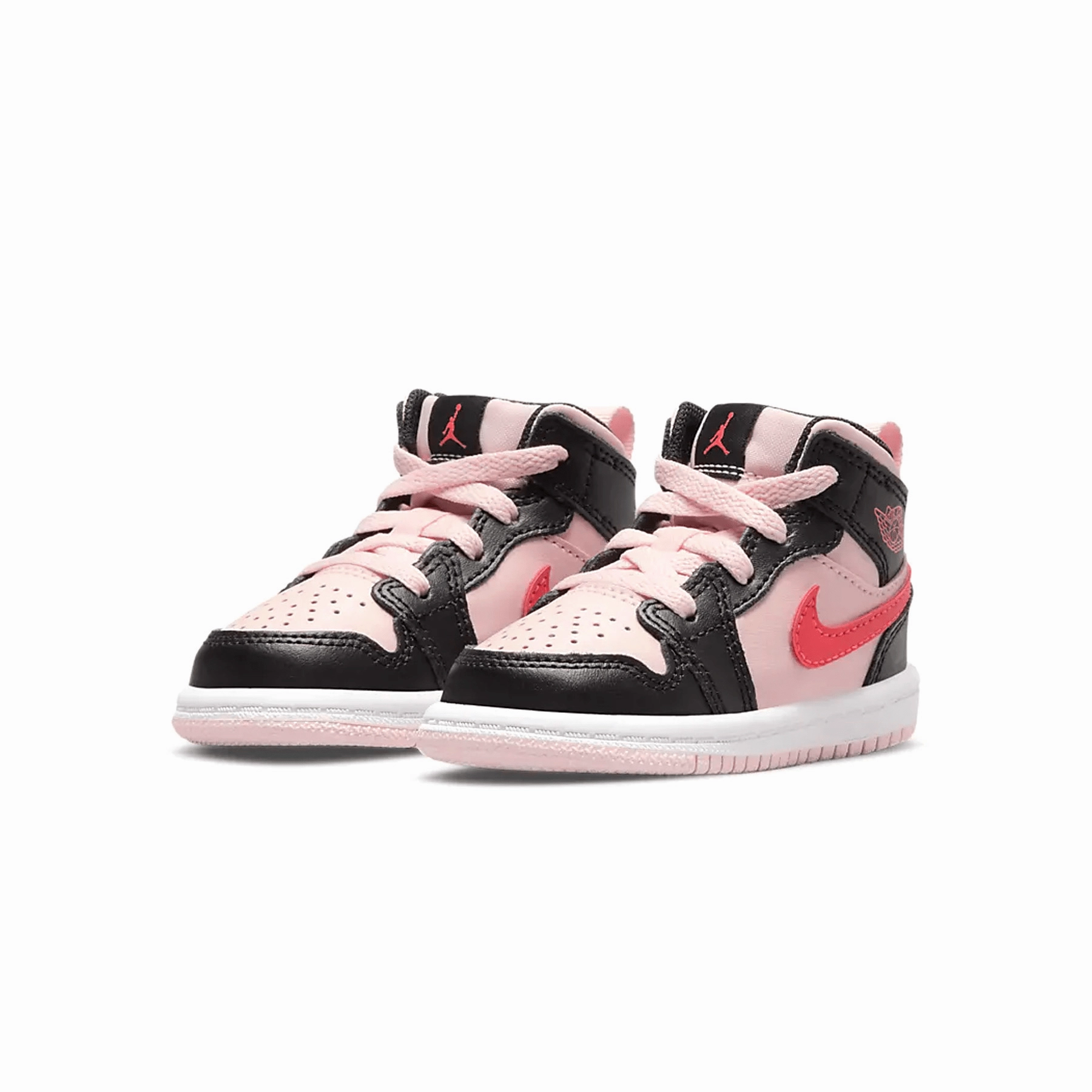 Air Jordan 1 Mid TD 'Black Pink Crimson' Air Jordan 1 vintage style sneakers