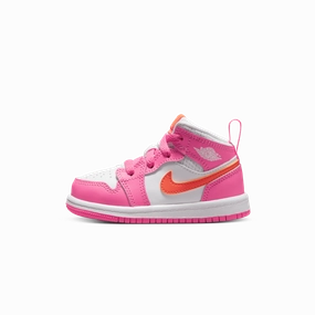 Air Jordan 1 Mid TD 'Pinksicle Orange' Air Jordan 1 timeless sneakers for Jordan fans