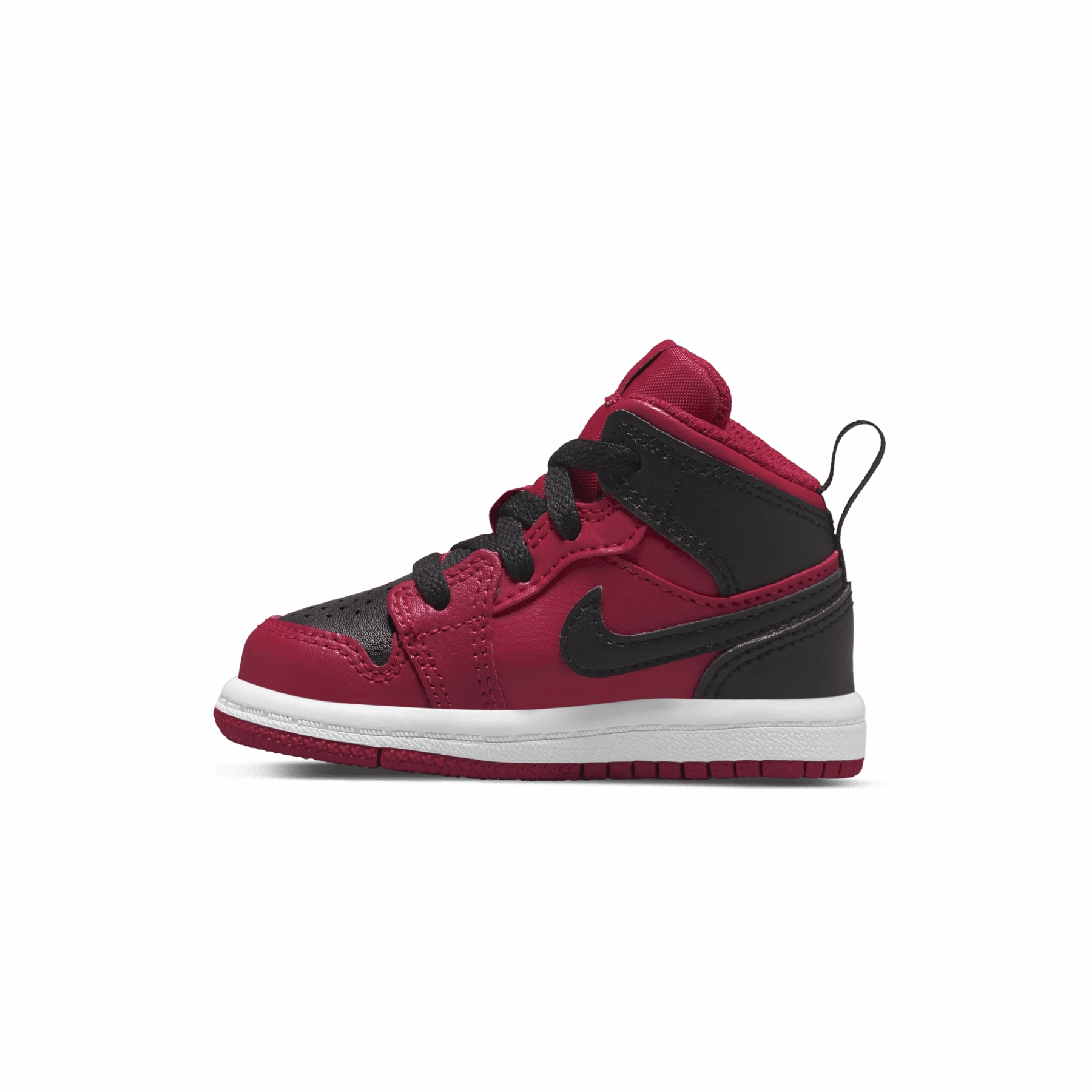 Air Jordan 1 Mid TD 'Reverse Bred' Air Jordan 1 sneakers with heritage court style