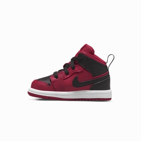 Air Jordan 1 Mid TD 'Reverse Bred' Air Jordan 1 sneakers with heritage court style