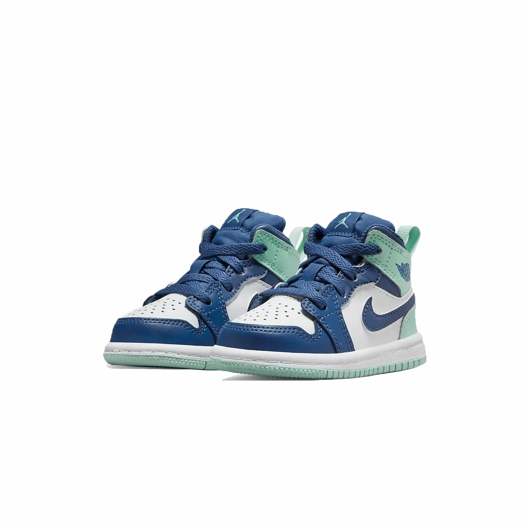Air Jordan 1 Mid TD Blue Mint Air Jordan 1 vintage style sneakers