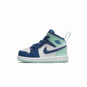 Air Jordan 1 Mid TD Blue Mint Air Jordan 1 timeless sneakers for Jordan fans