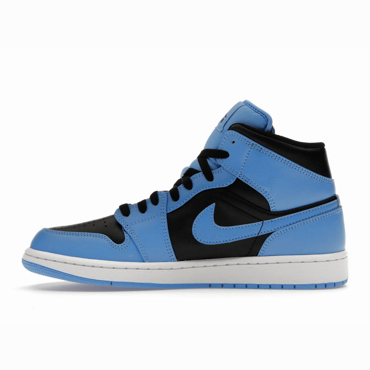 Air Jordan 1 Mid University Blue Black Air Jordan 1 Mid retro sneakers