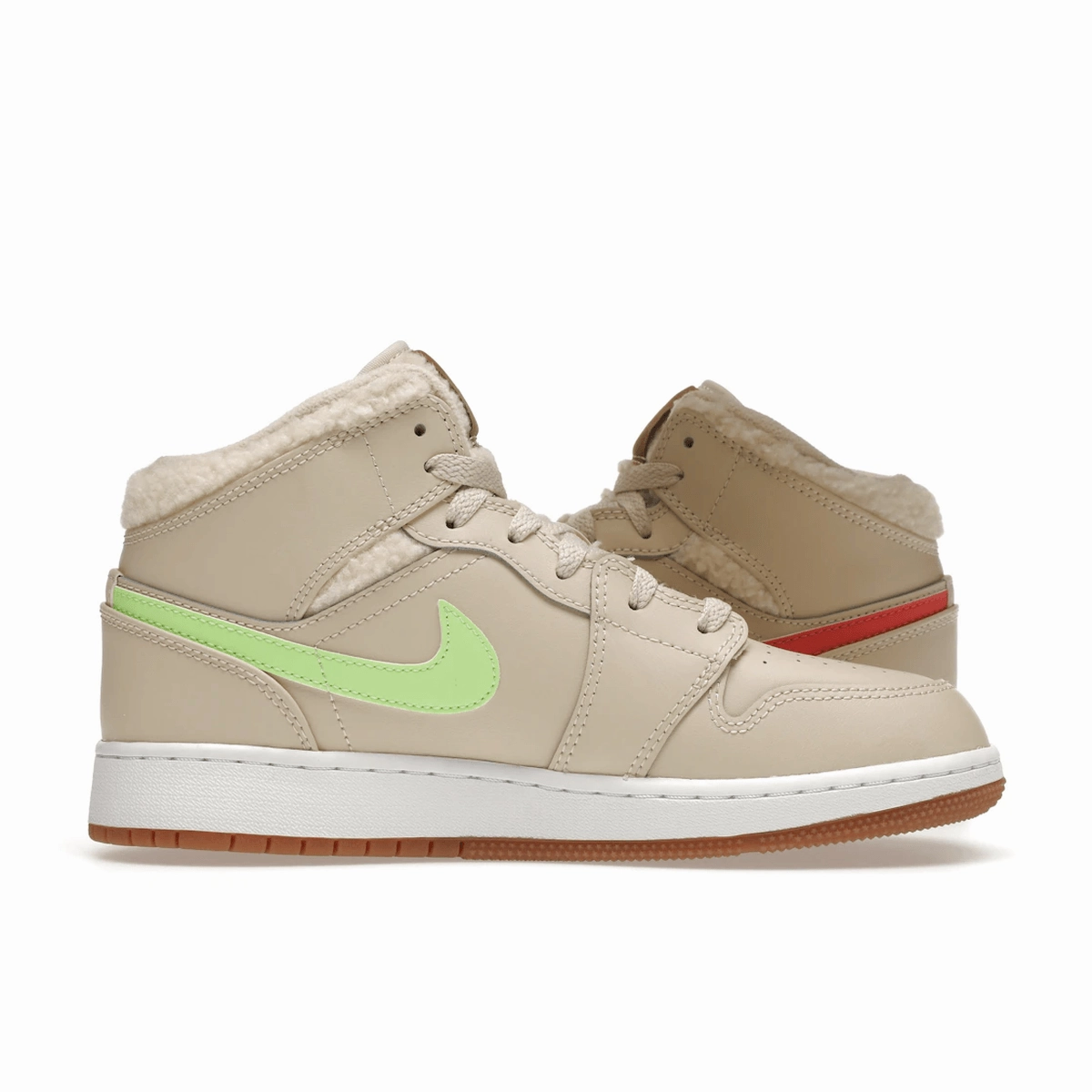Air Jordan 1 Mid Utility Fleece Pearl White Air Jordan 1 Mid retro sneakers