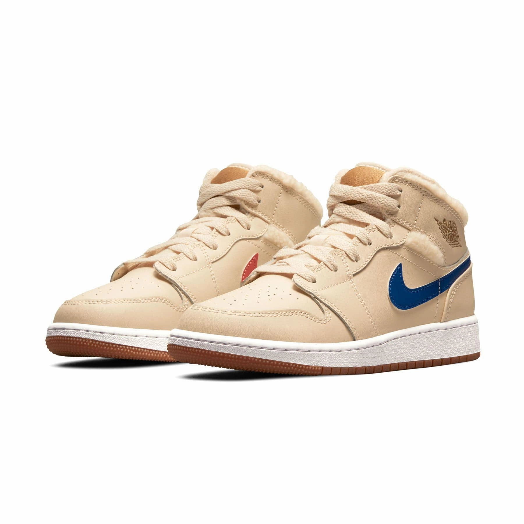 Air Jordan 1 Mid Utility GS 'Fleece' Air Jordan 1 Mid streetwear shoes
